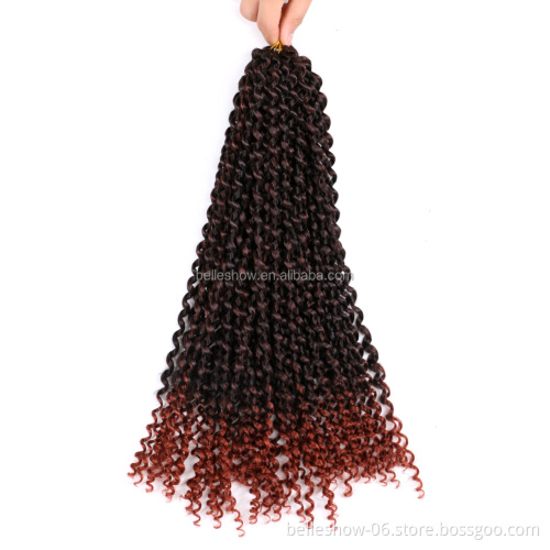 Hot sell Passion Twist Hair Water Wave Synthetic Braids For passion twist hair supplier